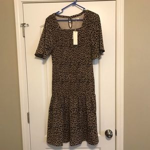 Medium leopard print dress